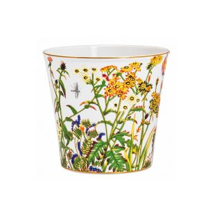 Vaso Decorativo em Porcelana Florido G