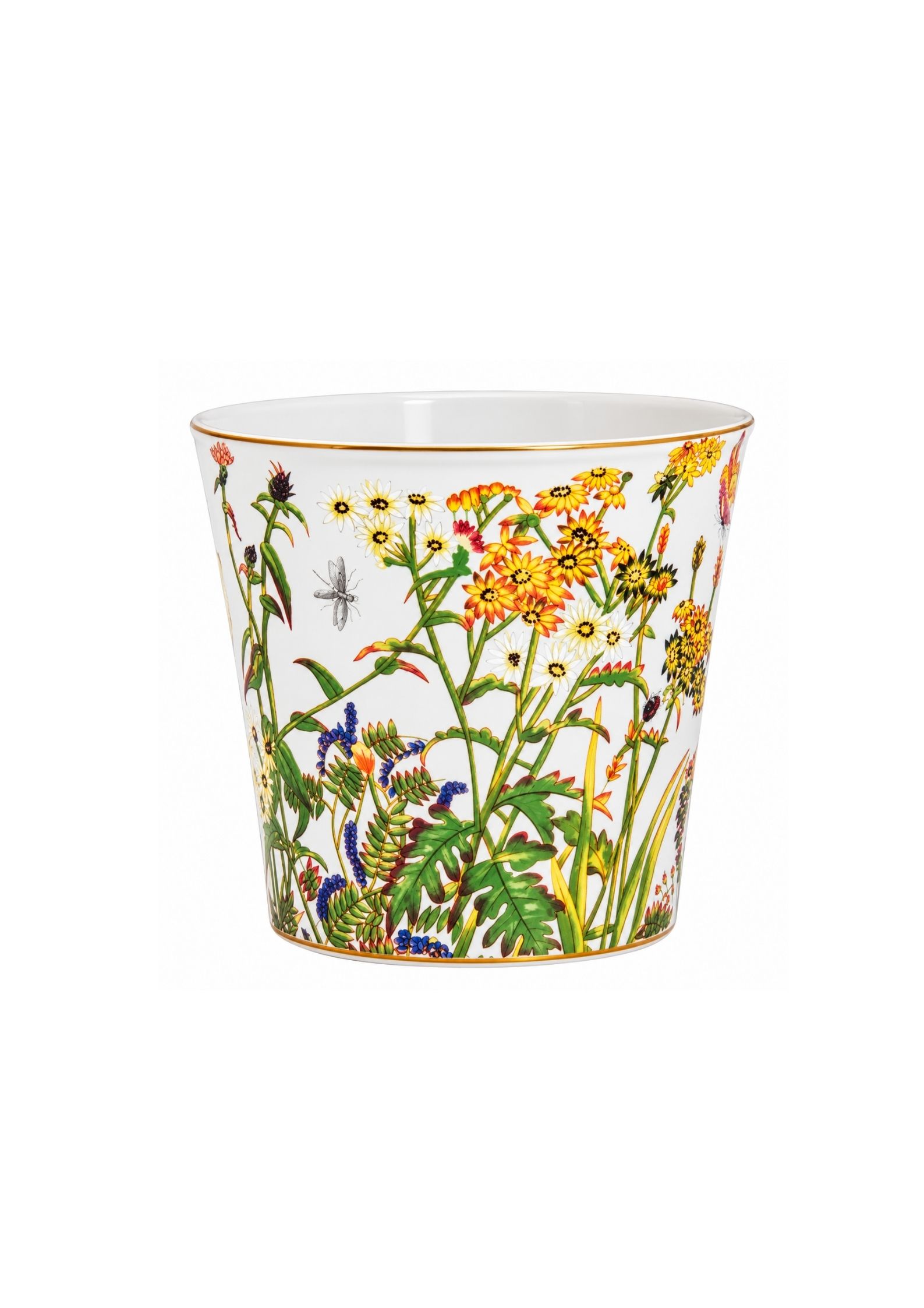 Vaso Decorativo em Porcelana Florido G