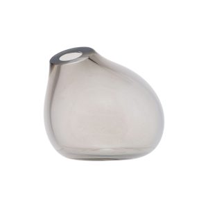 Vaso Decorativo Em Murano Estelar Grafite